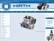 Tablet Screenshot of hirth-uavengines.com